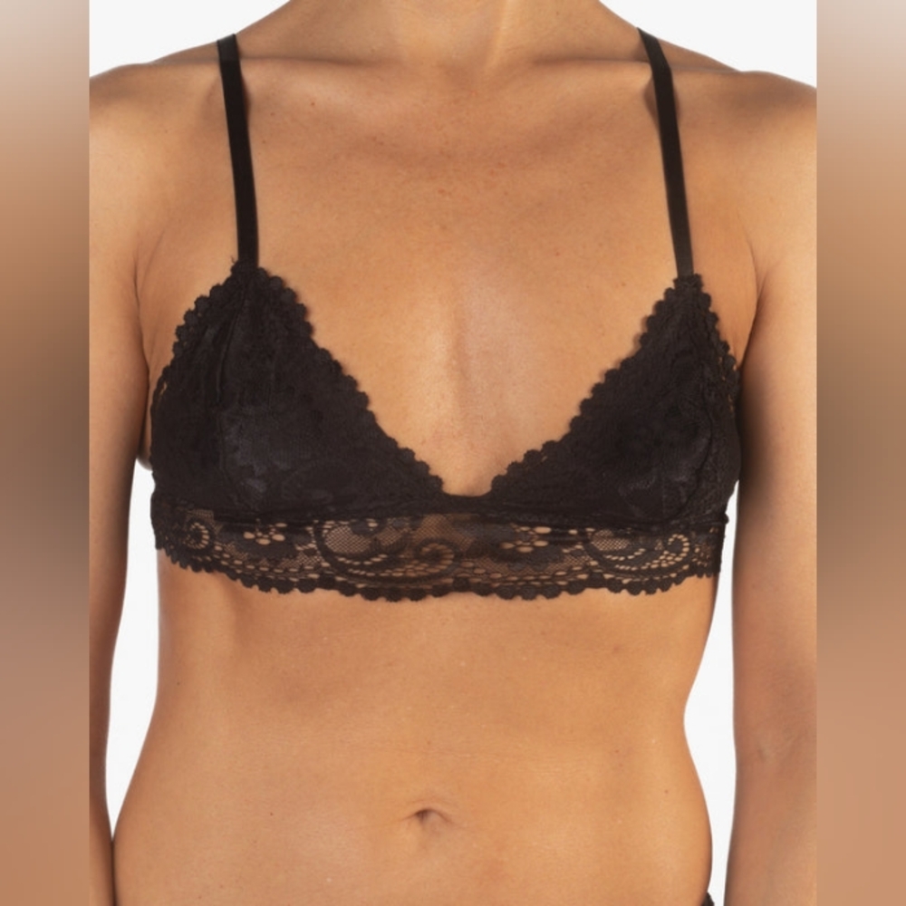 Knotty Knickers Lounge With Me Lace Triangle Bralette